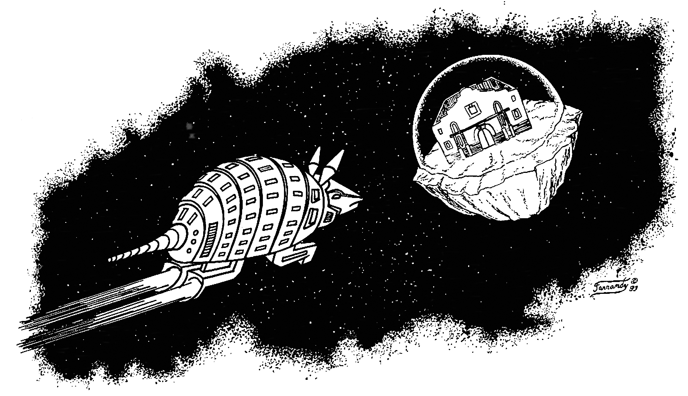 [Image of Armadillo Spaceship]