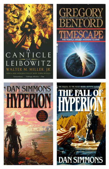 FRED'S FAVES: Four of Fred Duarte, Jr.'s all-time favorite sf/f books, along with Neil Gaiman's GRAVEYARD BOOK